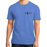 District T-Shirt (on man) Heather blue thestartottawa
