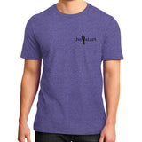 District T-Shirt (on man) Heather purple thestartottawa