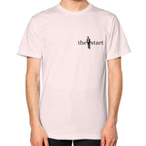 Unisex T-Shirt (on man) Light pink thestartottawa