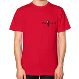 Unisex T-Shirt (on man) Red thestartottawa
