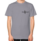 Unisex T-Shirt (on man) Slate thestartottawa