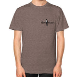 Unisex T-Shirt (on man) Tri-Blend Coffee thestartottawa